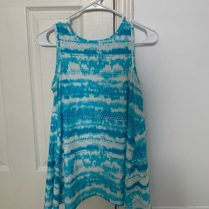 Blue Kids No Sleeve Top